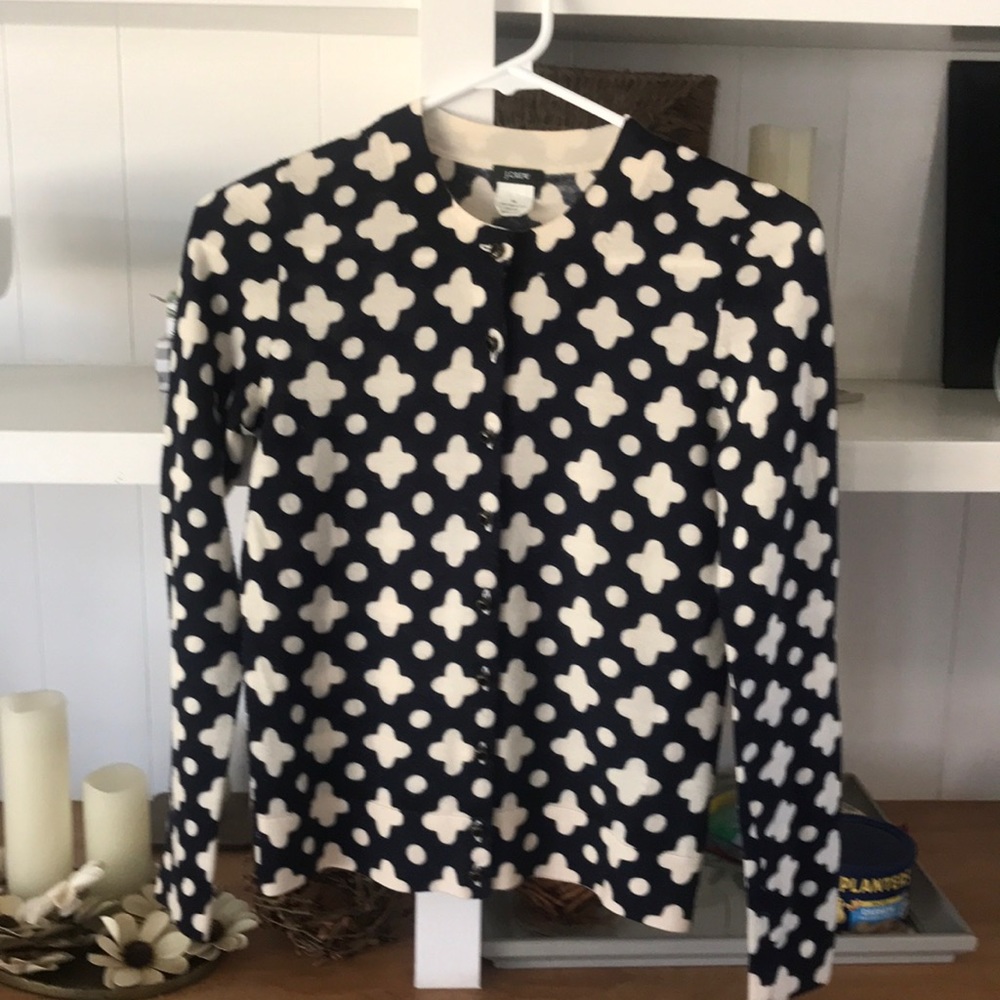 Navy cardigan